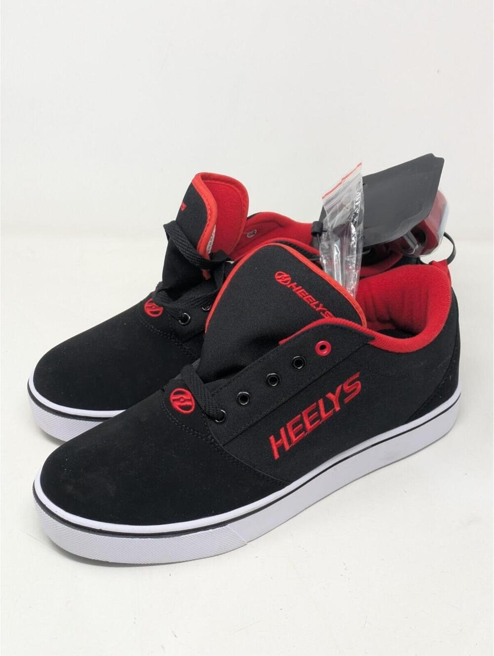 Heelys Pro 20 Shoes Mens Size 11 Black Red Wheeled Roller Skate Sneaker Casual - Picture 3 of 6
